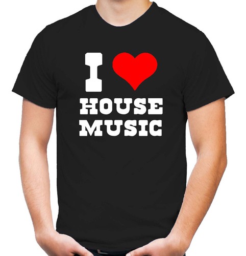 Maglietta love house music - maglietta, |
