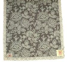 Runner da Tavolo 44x160 cm Cotone Casa di Campagna Grey Lace Angelica Home & Country