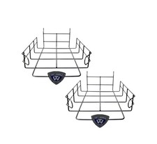 Lotto di 2 espositori con tappo a filo/slatwall cappelli in metallo nero TOP OF THE WORLD