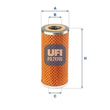 UFI 2540701 - Filtro olio