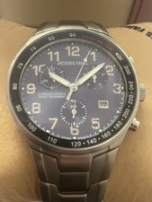 Orologio da polso uomo Jacques Farel cronografo movimento svizzero