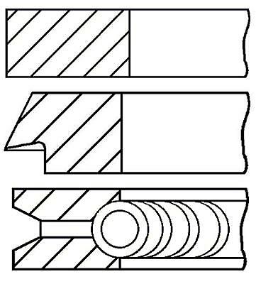 Set anello pistone singolo - set,