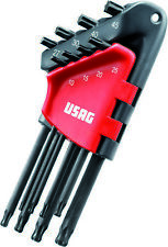 SERIE SET 8 CHIAVI A BRUGOLA TORX TX A SNODO USAG 280 LTSTX/S8 A TESTA SFERICA