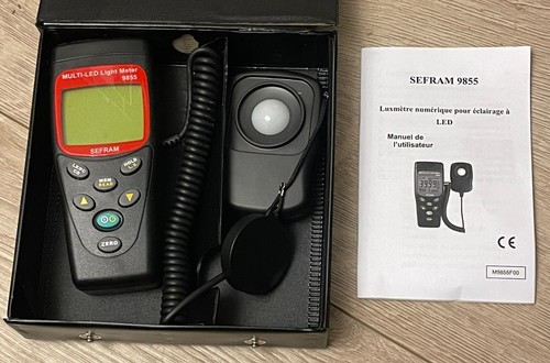 Sefram 9855 luxmetre - 9855:,