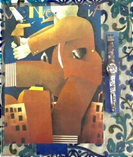 SWATCH “Masquerade” Plexi Display Carnevale 93 by E. TADINI - tiratura limitata