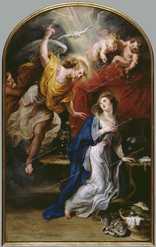 Annunciazione lato sinistro - -,