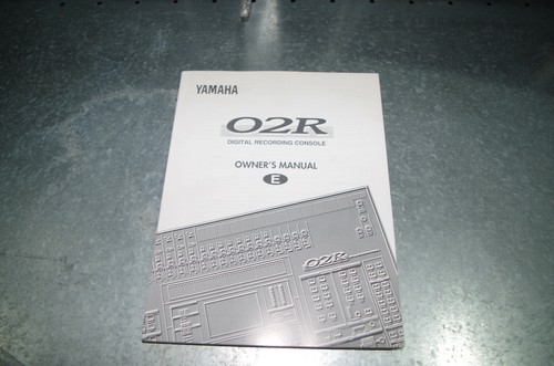 Manuale yamaha 02r - yamaha,