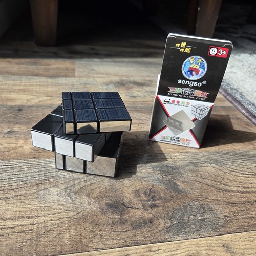 Silver mirror rubik cube - rubik's,
