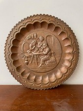 Piatto da parete in rame o