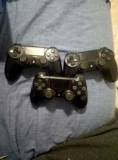 3 joystick sony ps4 controller originali parzialmente funzionanti