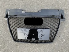 Per Audi TT TTS 2008-2014 Aggiornamento a TTRS Griglia a nido d'ape Paraurti Anteriore Nera