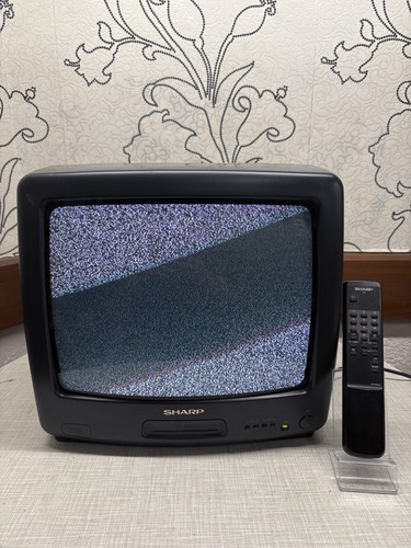 Crt sharp 37am - tv,