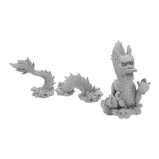  1 set di statuette di drago ornamento del drago cinese per acquario,