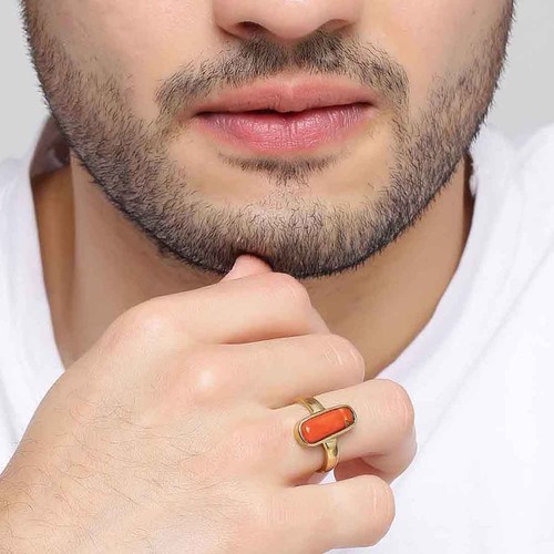 Anello corallo 25 - anello,