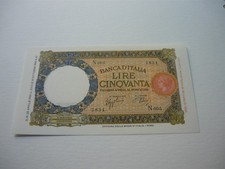 50 LIRE 1940 LUPETTA