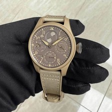 IWC Pilot Top Gun calendario perpetuo Mojave Desert IW503004 46,5 MM scatola documenti