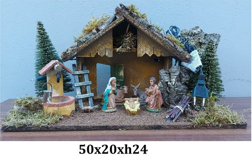 Capanna presepe luci - capanna,