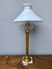 Lampada a Colonna in Ottone