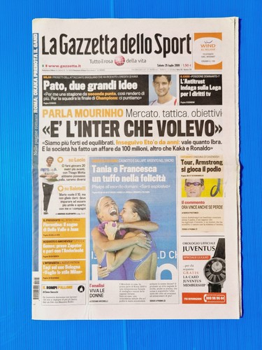 Gazzetta dello sport luglio - sport,