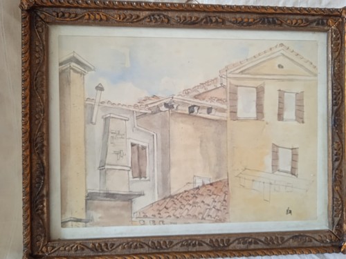 Quadro disegno acquerellato - quadro_,