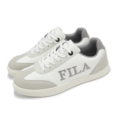 Fila emblem white grey black - white,