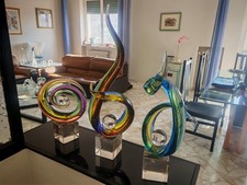 vintage handmade glass seguso archimede murano venice venezia scultura vetro