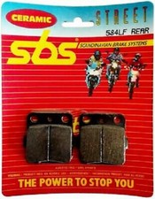 KAWASAKI SUZUKI YAMAHA 250 350 PASTIGLIE FRENO SBS POSTERIORI 