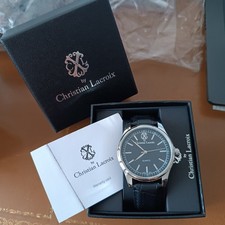 NUOVO Orologio uomo vera pelle