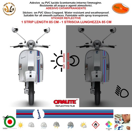Adesivi rifrangenti vespa - adesivi,