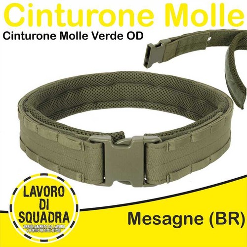 Cinturone molle rigido verde - cinturone,