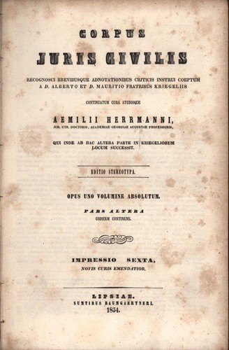 "Corpus juris
