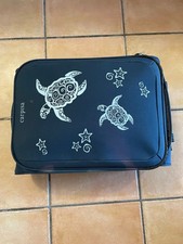 valigia blu/rosa e beauty