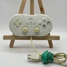 NINTENDO WII - GAMEPAD CLASSIC BIANCO - ORIGINALE, testato JOYSTICK
