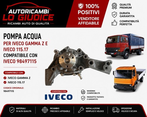 Pompa acqua per - iveco, z