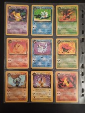 [Rare] Set 9 Pokemon Card - Team Rocket Set - Wizard 1999 Eng (Dark Hypno,...