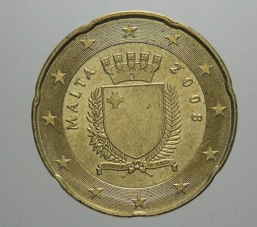 Malta centesimi 2008 - 2008, euro