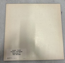 Shure TTR103 TTR102 Phono Cartridge Tracability Test Record 70's