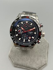 Orologio Automatico Uomo Aviatore pilota Acciaio 316L Nero Racing Tachimetro 45