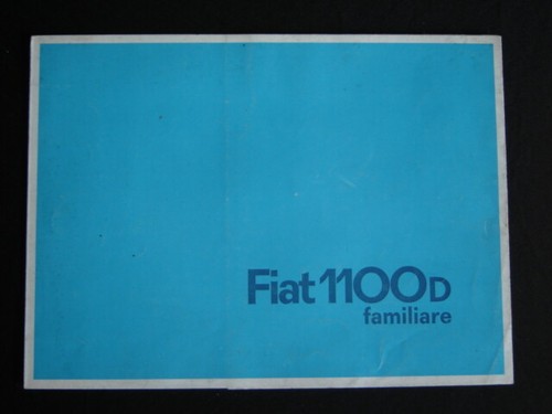 Depliant brochure fiat - brochure, d