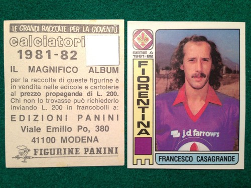 Calciatori 1981 1982 - calciatori, n