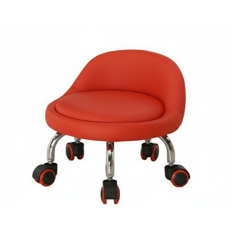 Sgabello rotondo imbottito con - rotondo,