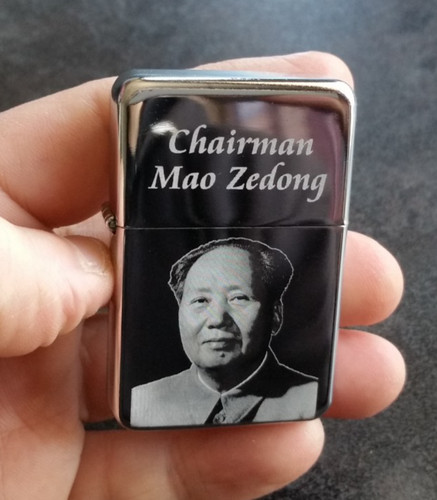 Mao zedong engraved - engraved, lighter