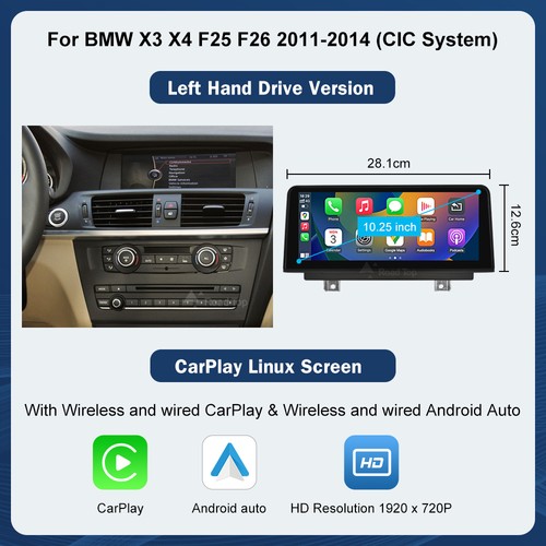 Schermo auto wireless - auto, 10,25"