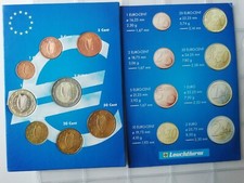 2002 Irlanda - Folder Leuchtturm - Set composto da 8 monete (da 1 Cent a 2 Euro)