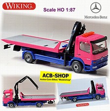 Mercedes Benz Atego 1217 Carro Attrezzi + Gru Telemagenta 1:87 Wiking 63603