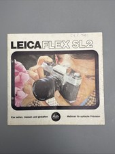 Brochure Leitz Leicaflex SL 2