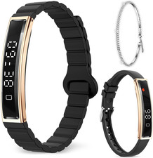 Smart Band Contapassi Fitness Tracker, Orologio Smartwatch Con Allerta Chiamata,