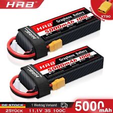 2x HRB 11,1 V 3S 5000 mAh XT90 batteria lipo per elicottero RC drone camion auto camion