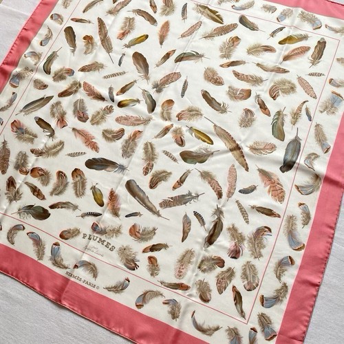 Sciarpa seta hermes plumes - sciarpa,