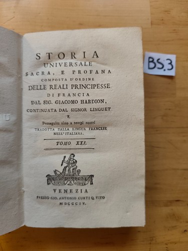 Storia universale sacra - , e